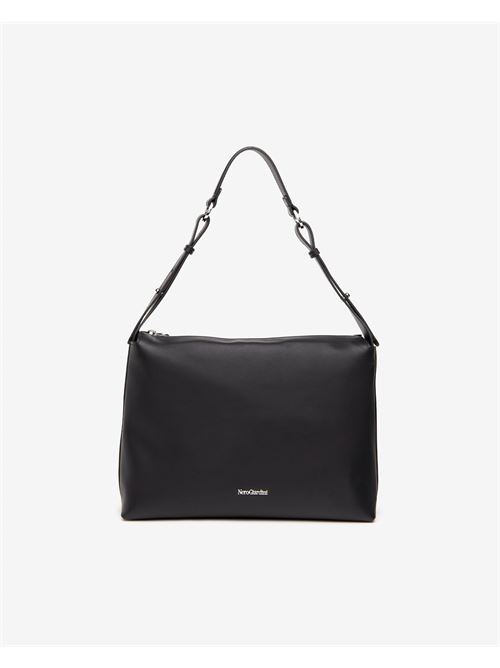 Borsa hobo da donna in pelle nera NERO GIARDINI | I443811D100